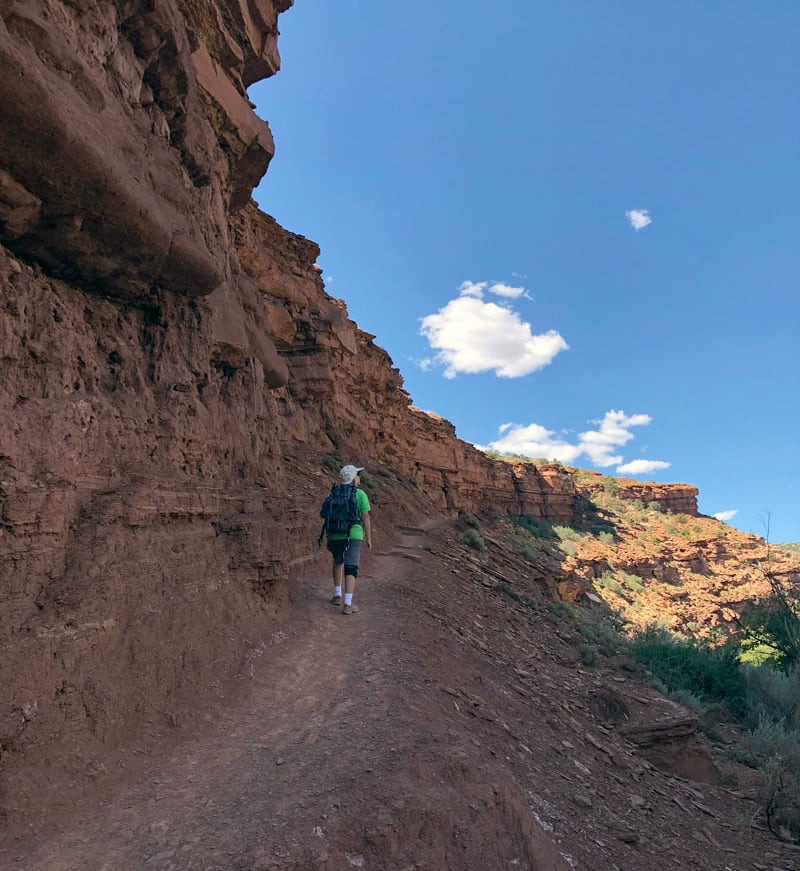 Hiking Along Fremont Trail