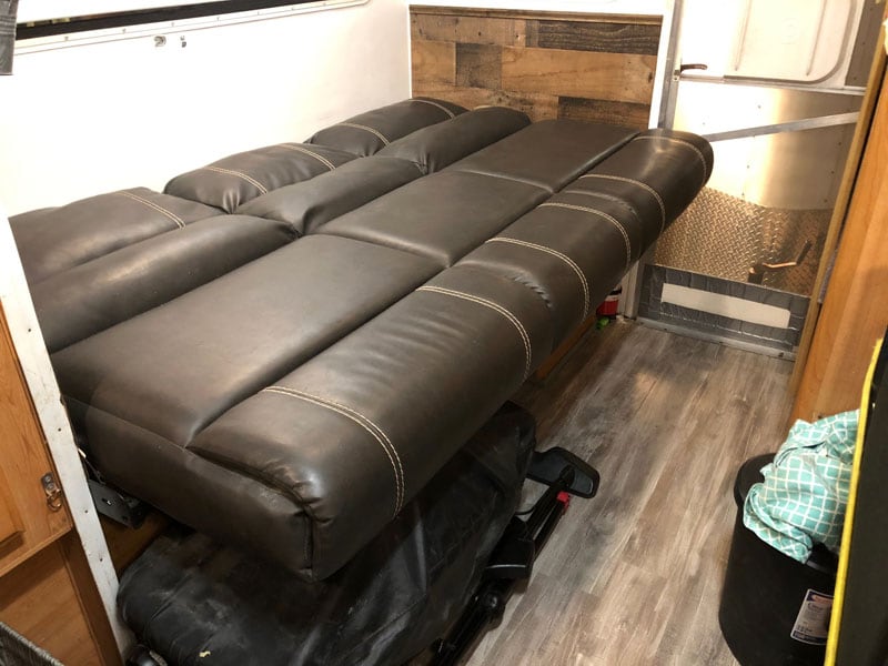 New Couch As Bed Camper