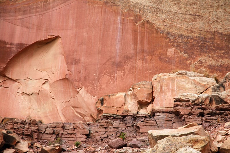 Petrographs At Capitol Reef