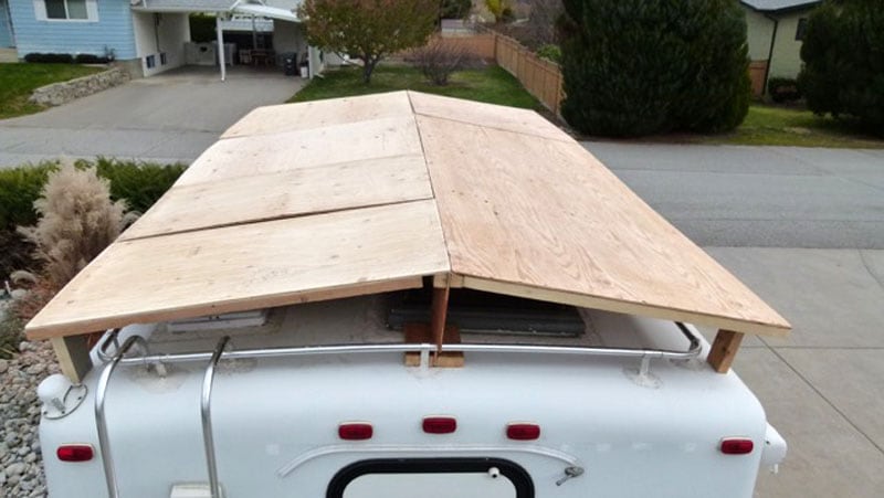 Protective Cover On Camper Roof