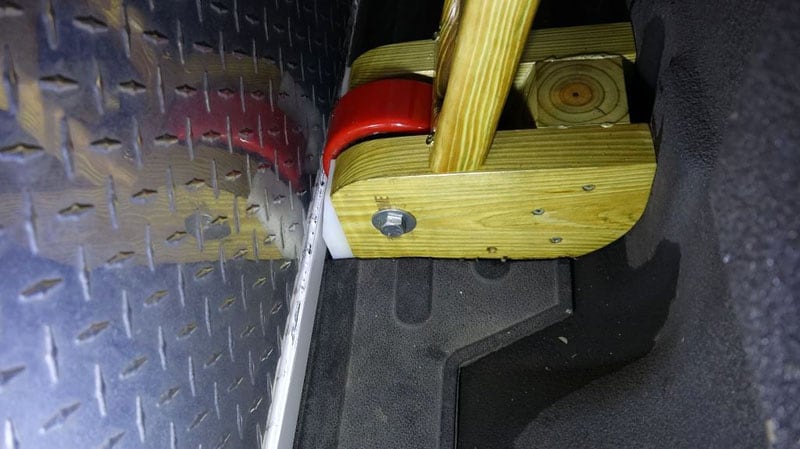 Roller Centering Device Loading Camper