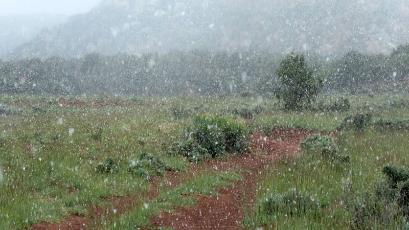 Snow In Capitol Reef National Park