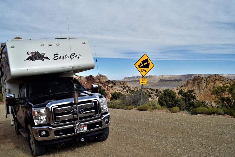 Trusty Ford Pulled The Switchbacks After The Road Dried Out Burr Trail