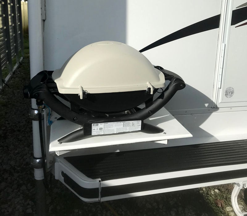 Weber Q1200 Grill Ready To Go Camping