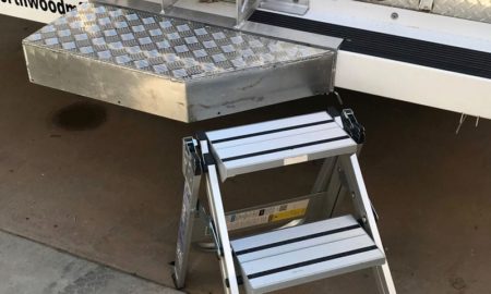 Xtend+Climb's Three Step Aluminum Folding Steps