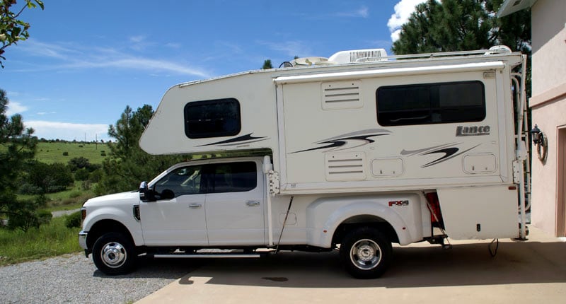 Lance 1181 On 2019 Ford Gas Dually Truck