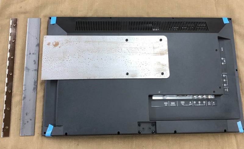 12V Flush Mount TV Plate Bracket