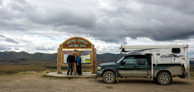 Arctic Circle Sign With Northstar Popup