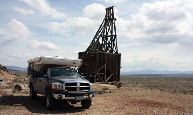 Mining Site in Broken Hills Nevada