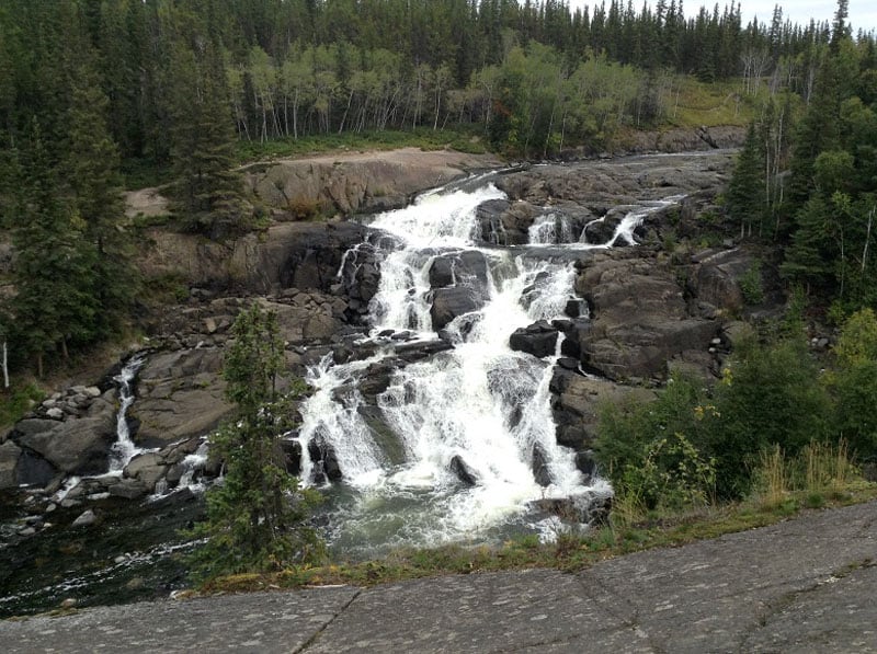 Cameron Falls Near The Ingraham Trail Northwest Territories