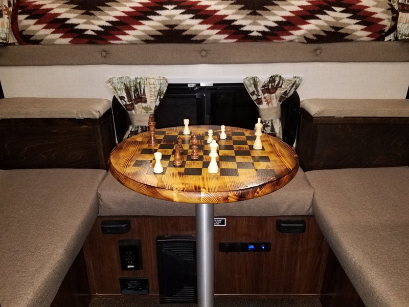 Camper Chess Table