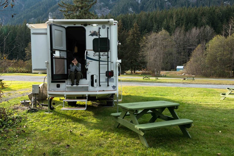 Camping Yukon In Eagle Cap Truck Camper