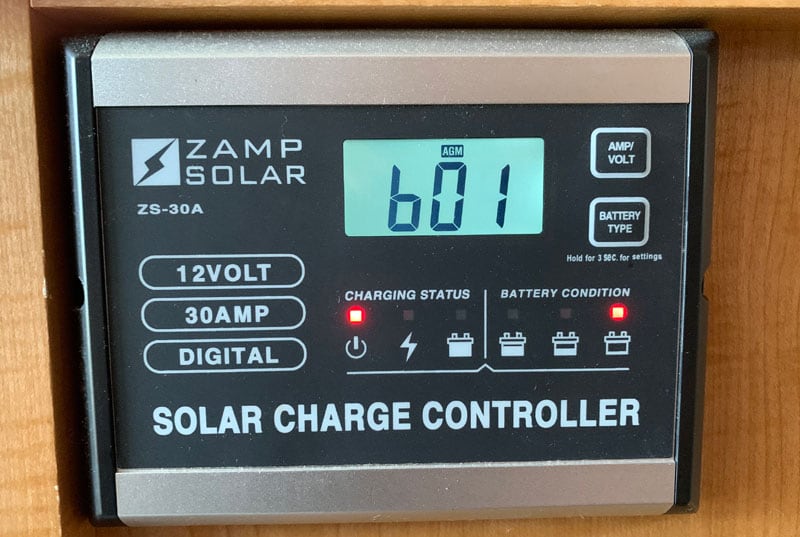 Zamp Solar B01 Error Code Charge Controller