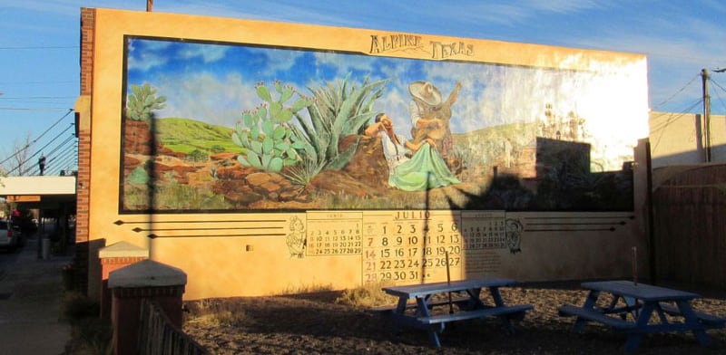 Alpine TX Mural