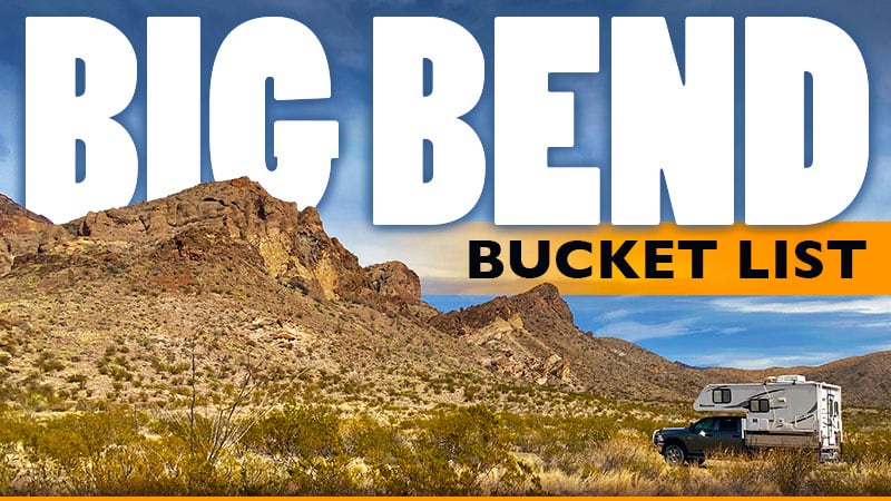 Big Bend Bucket List Texas