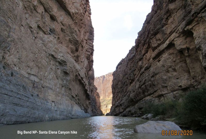 Big Bend National Park Santa Elena Canyon After A 2 mile hike