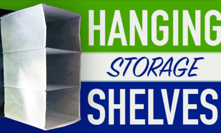 Cloth hanging storage shelves for RVs