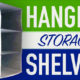 Cloth hanging storage shelves for RVs