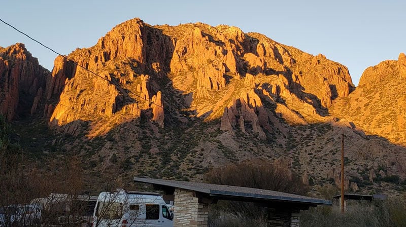 Lightshow From Chisos Basin Campsite