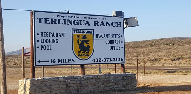 Terlingua Ranch Lodge Just Outside The South Entrance