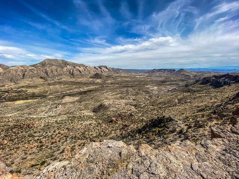 The Flatirons Of The Solitario Big Bend Ranch State Park