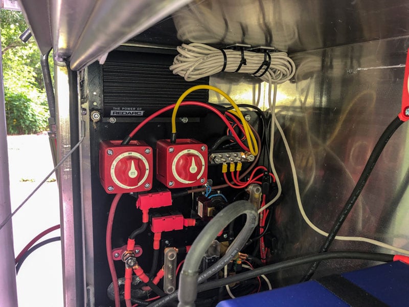 Wiring Battery In Exterior Truck Storage Compartment