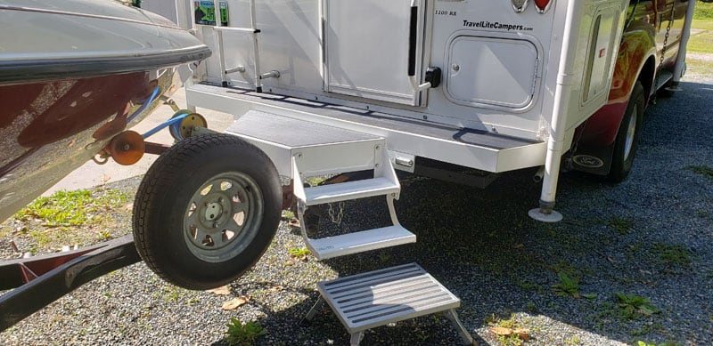 Adapting a Torklift Fox Landing Step System - Truck Camper Magazine