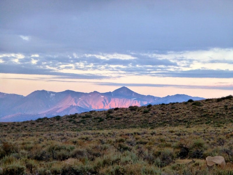 Bodie From Our Camp Sunrise