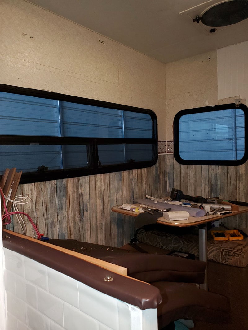 Bunk Camper On Wall Gone