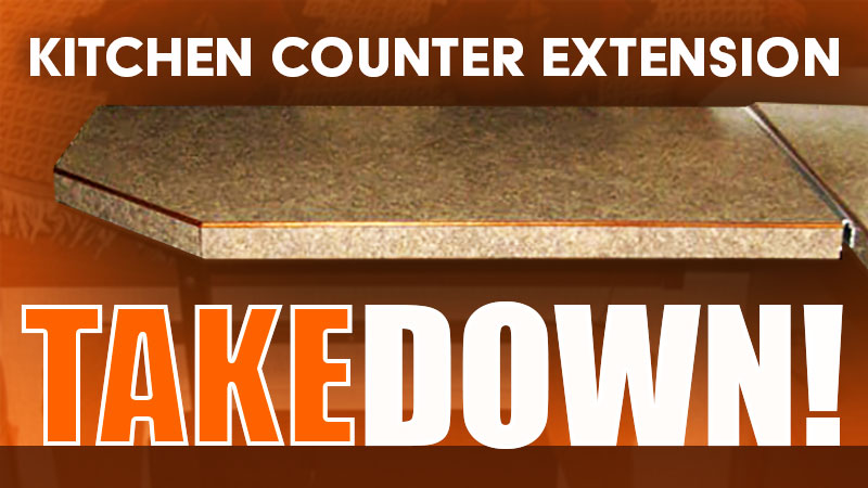 Takedown Kitchen Counter Extension - Truck Camper Magazine