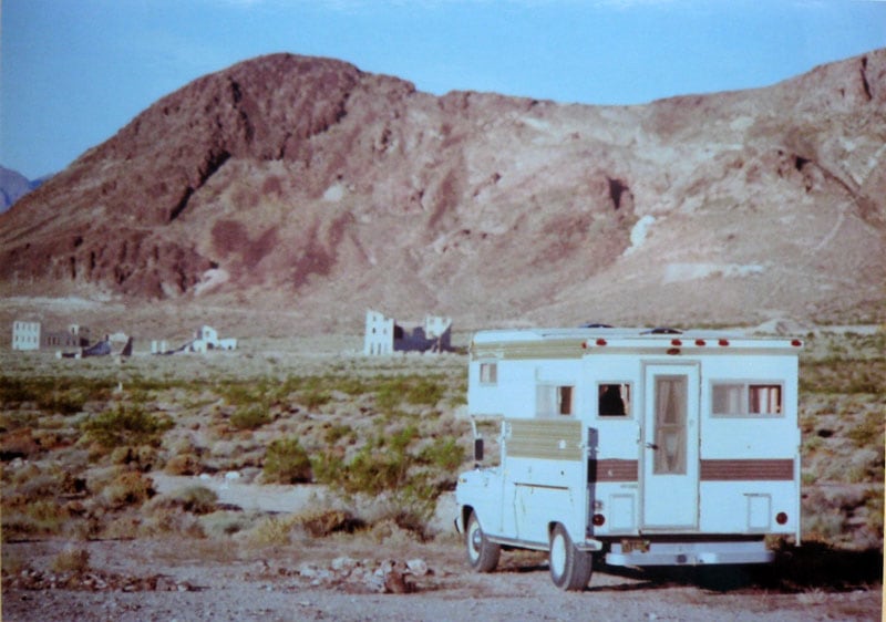 Dry camping above Rhyolite