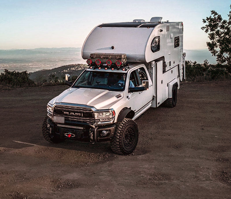 nuCamp Cirrus camper overland vehicle