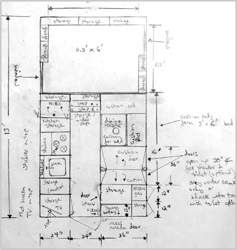 Cabover Camper Floor Plans