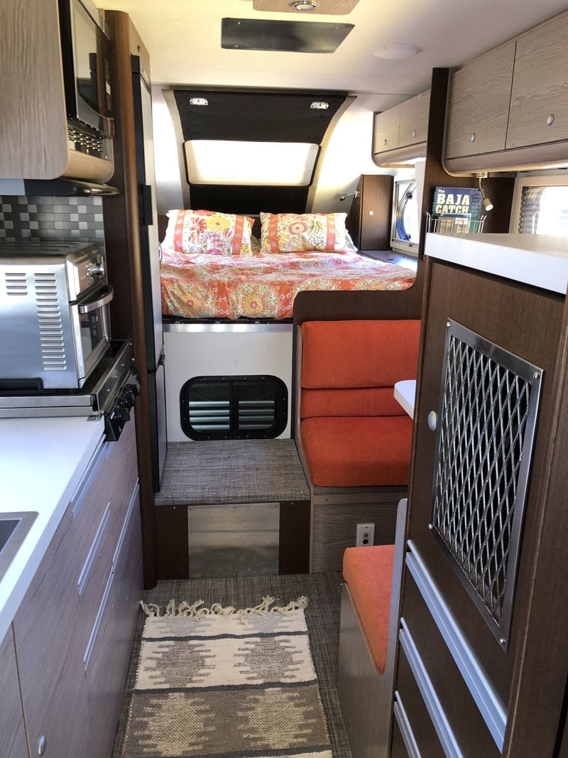 Inside Overland Camper Back To Front