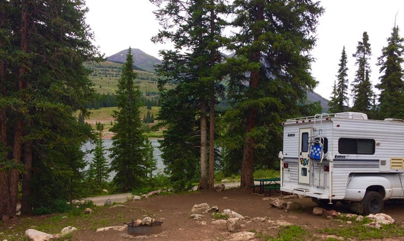 Molas Lake Campground in Colorado