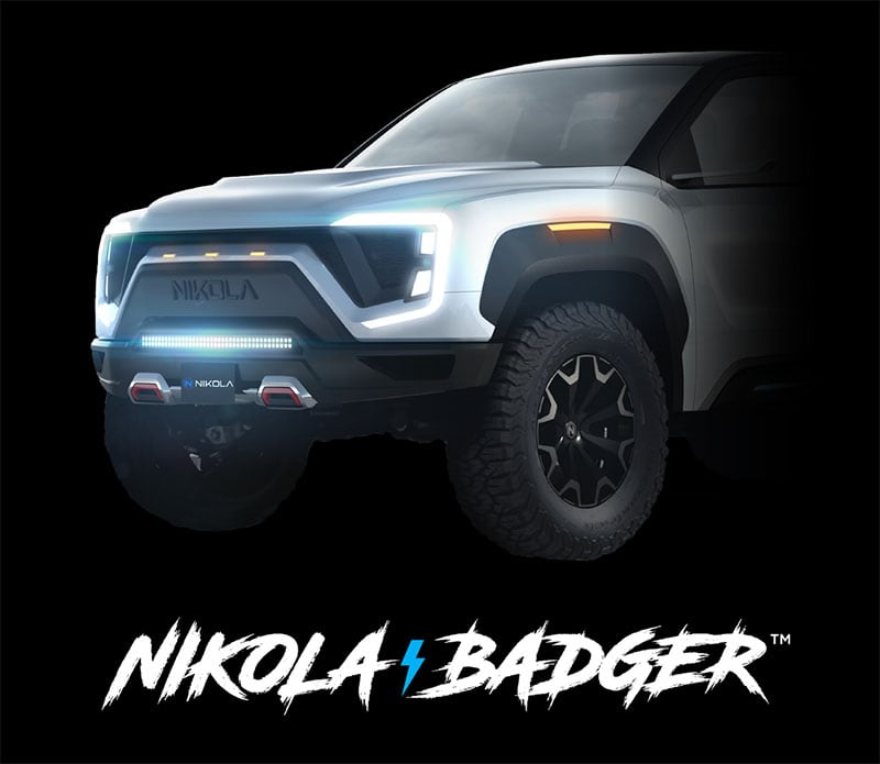 Nikola Badger Teaser Logo