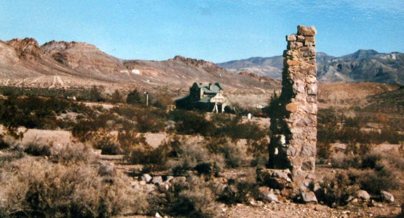 Old Railroad Station Rhyolite