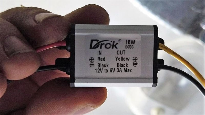 RV Lock Wired To 12 Volt To 6 Volt