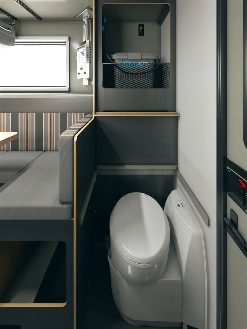 Scout Kenai Camper Bathroom Cassette Toilet or Porta Potty