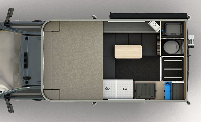 Scout Kenai Camper Floor Plan