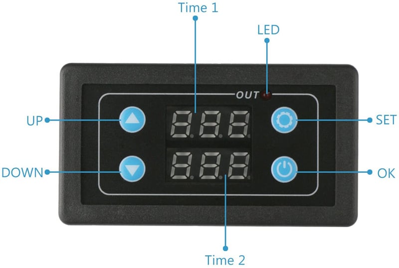 Single Way Relay Module Delay Power Off Trigger Delay Cycle Timing Circuit Switch