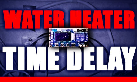 Water heater time delay for RVs