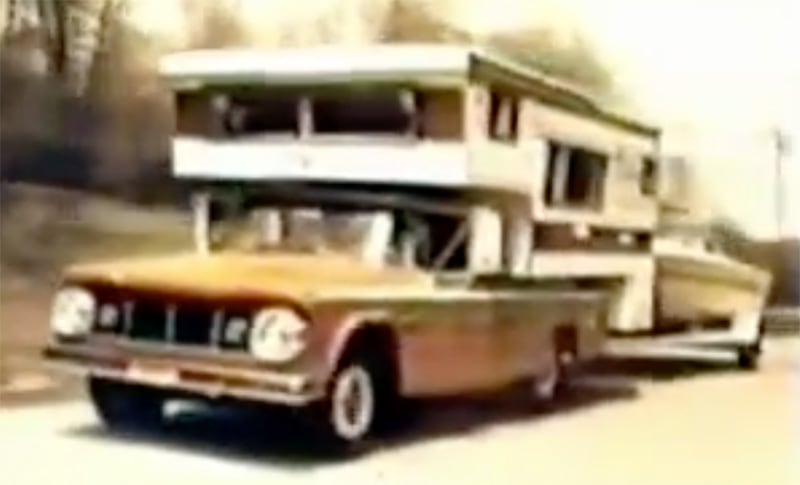 1967 Dodge Camper Special Truck Overloaded