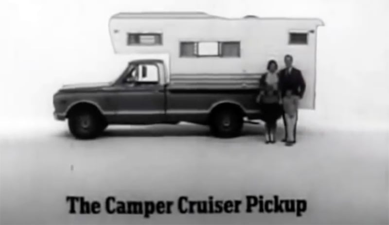 1967 GMC Camper Cruiser Pickup Commercial