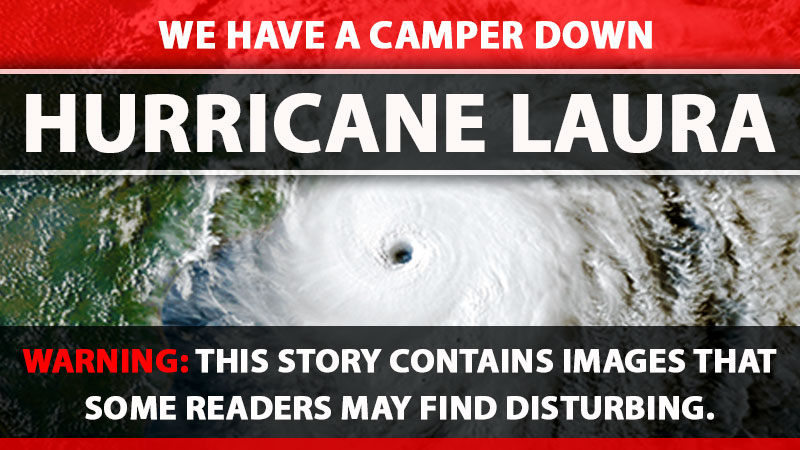 Camper lost to Hurricane Laura