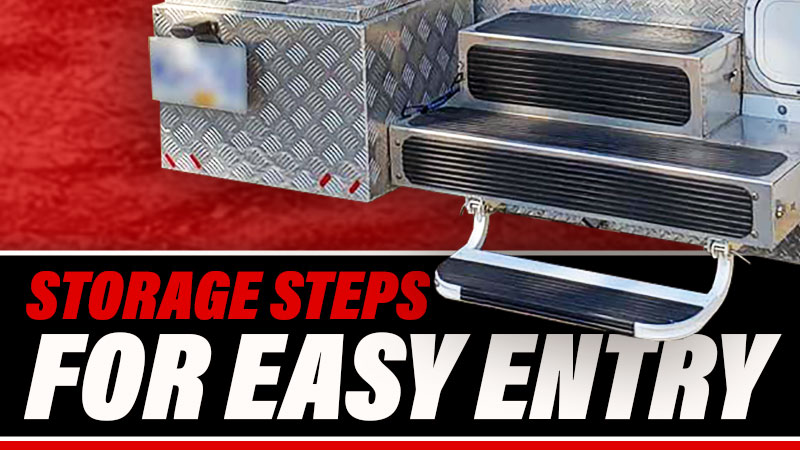 Camper Storage Steps