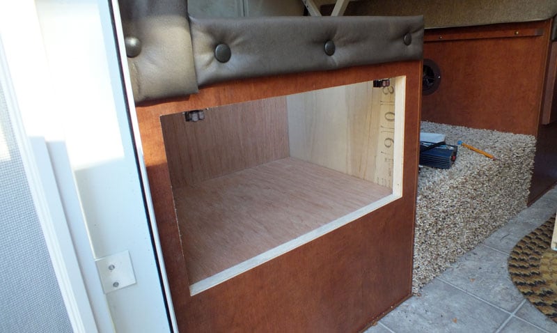 Cat Litter Box Opening Under Dinette