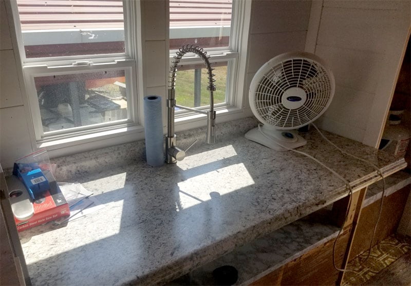 New Countertop And Faucet