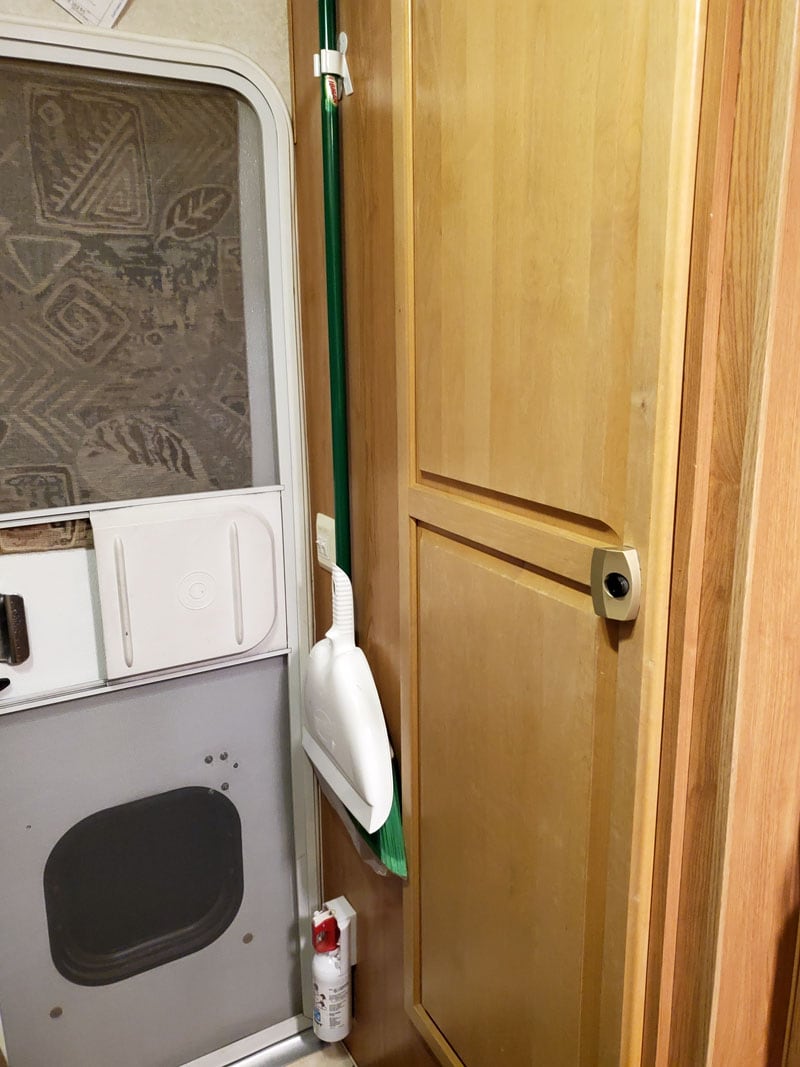 Original Bathroom Door Camper