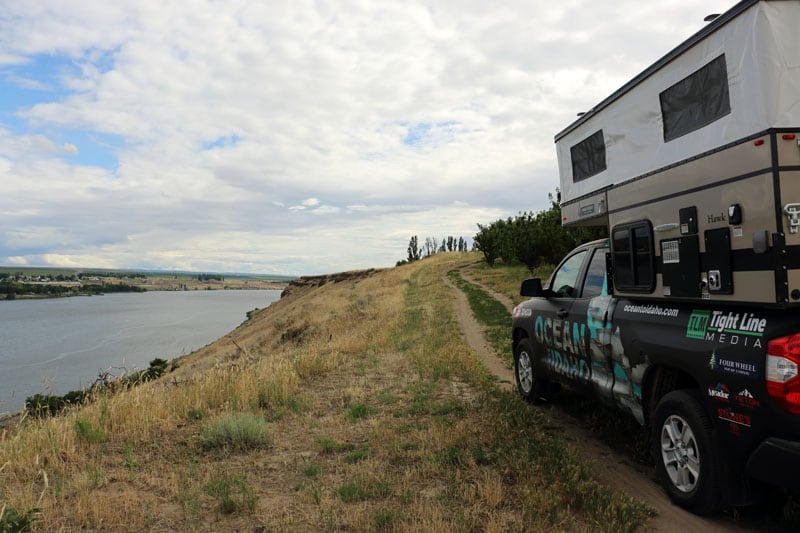 Bluff Above The Snake River Near Pasco Washington